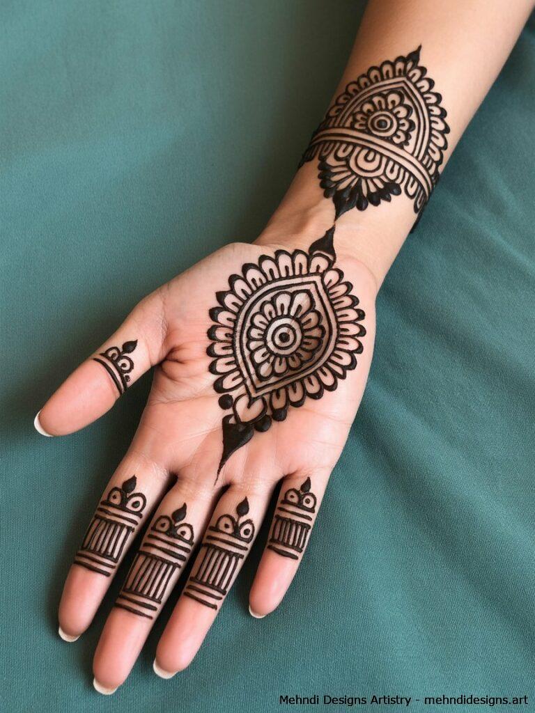 Rangoli Inspired Mehndi 1