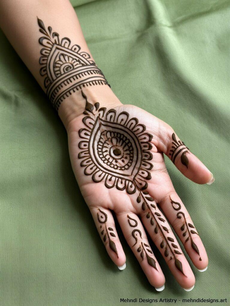 Rangoli Inspired Mehndi 2