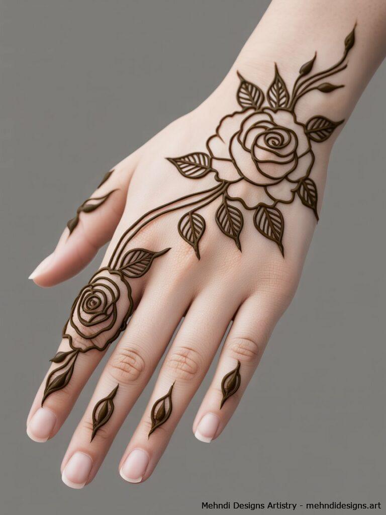 Rose and paisley blend 2