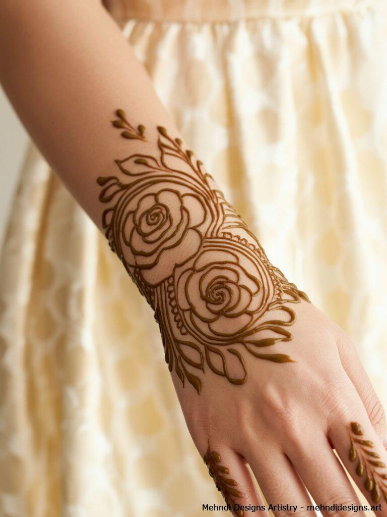 Rose filled bracelet style 1