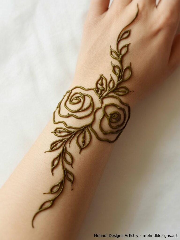 Rose filled bracelet style 4