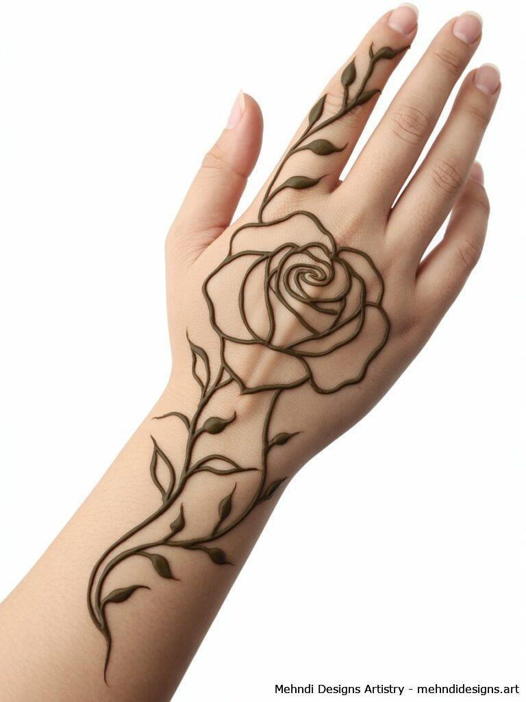 Rose vine patterns 1
