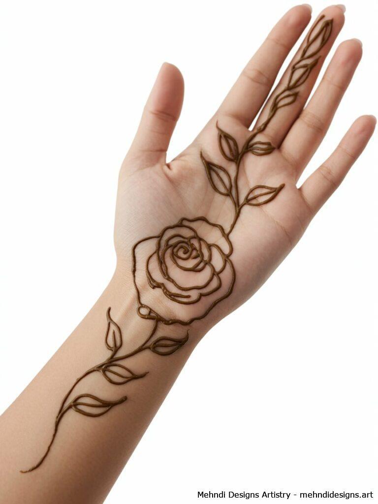 Rose vine patterns 2