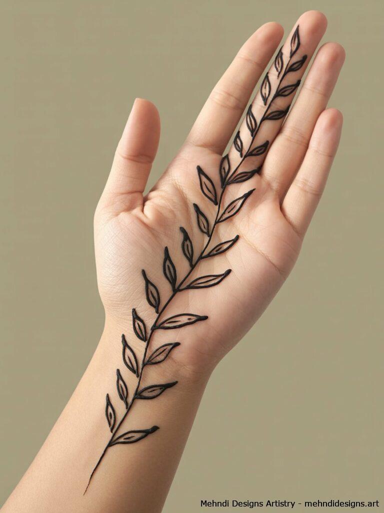 Simple leafy sprigs 2