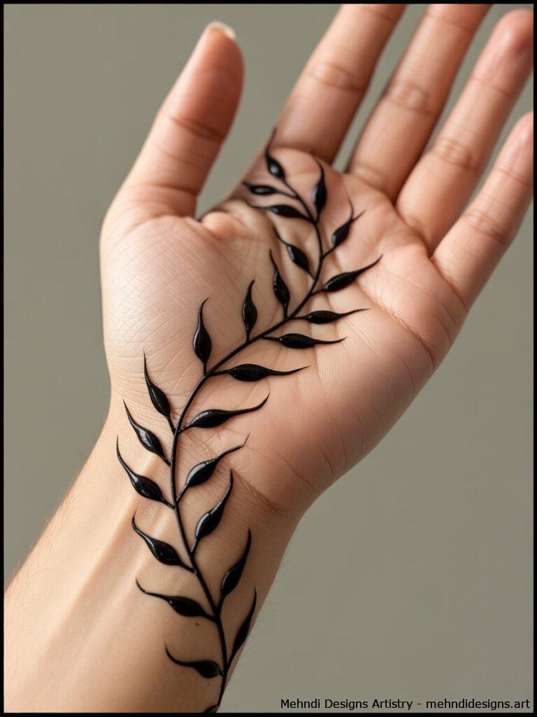 Simple leafy sprigs 3