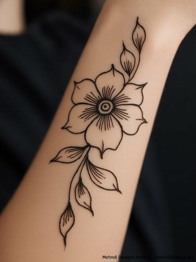 Single Large Flower 4