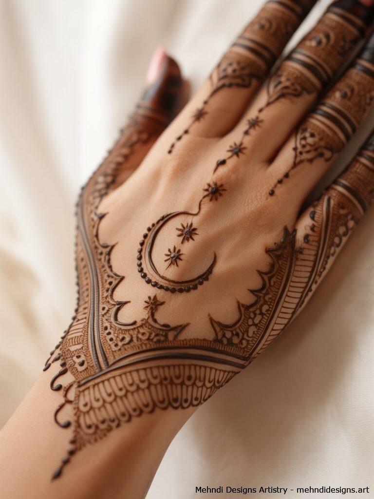 Star and moon motifs 1