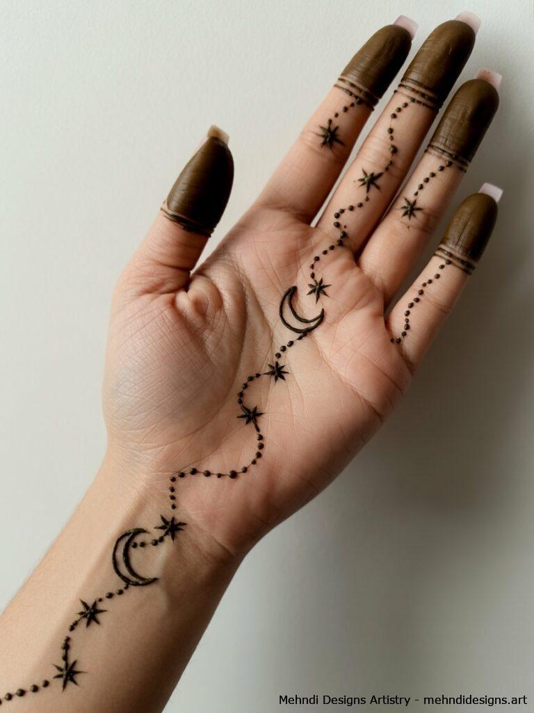 Star and moon motifs 4