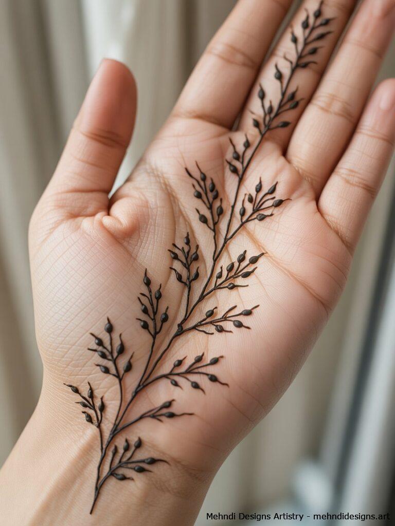 Tiny floral buds 1