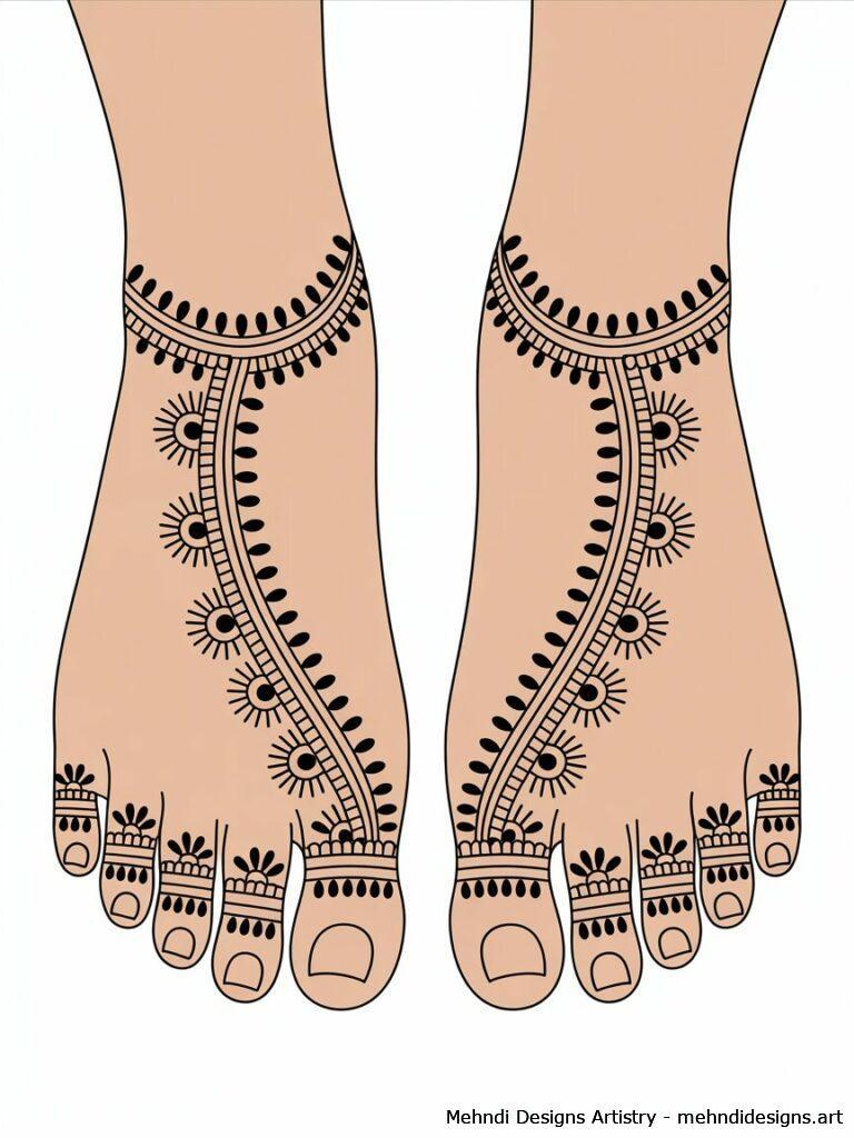 Toe ring and anklet illusions 1