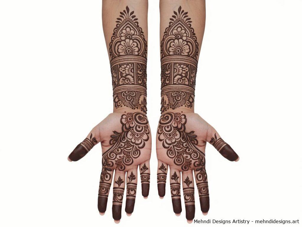 bridal mehndi design