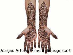 bridal mehndi design