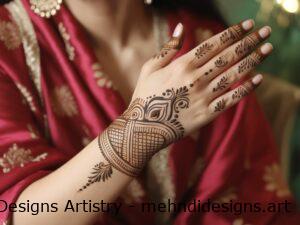 easy mehndi design for karva chauth