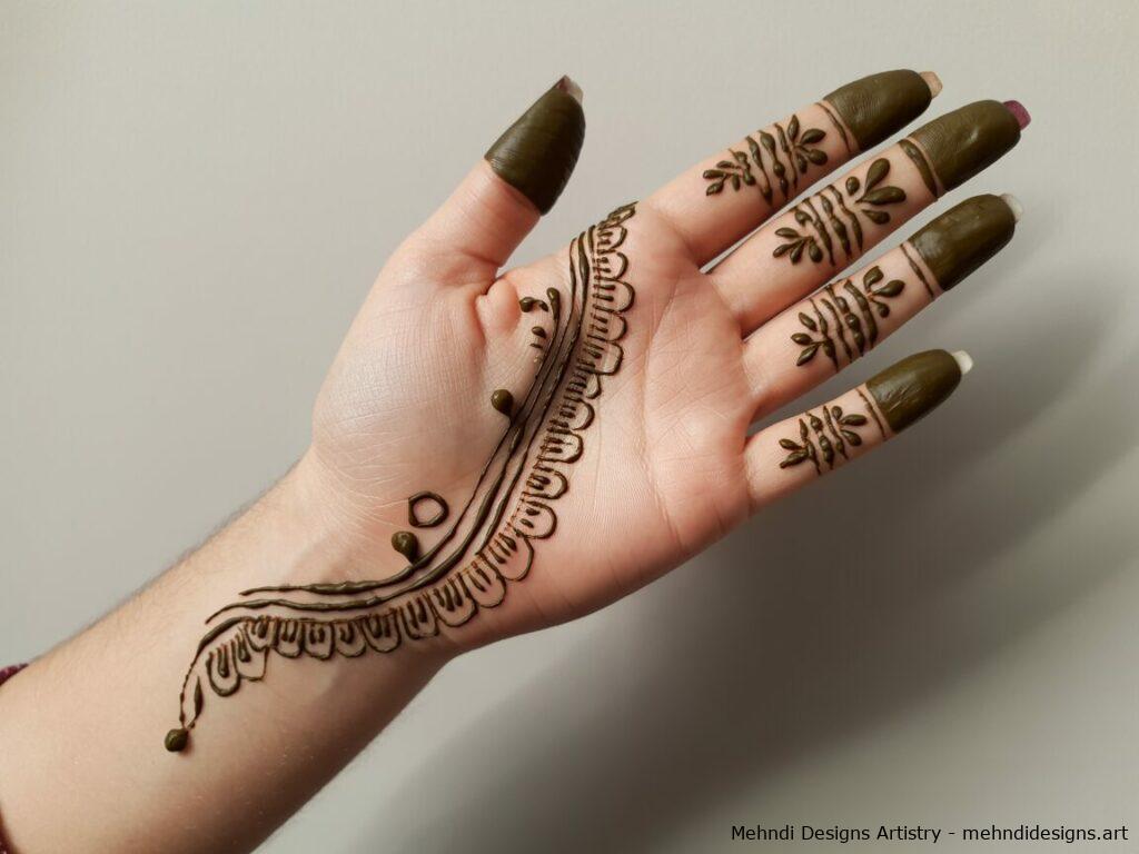 easy mehndi designs for hands