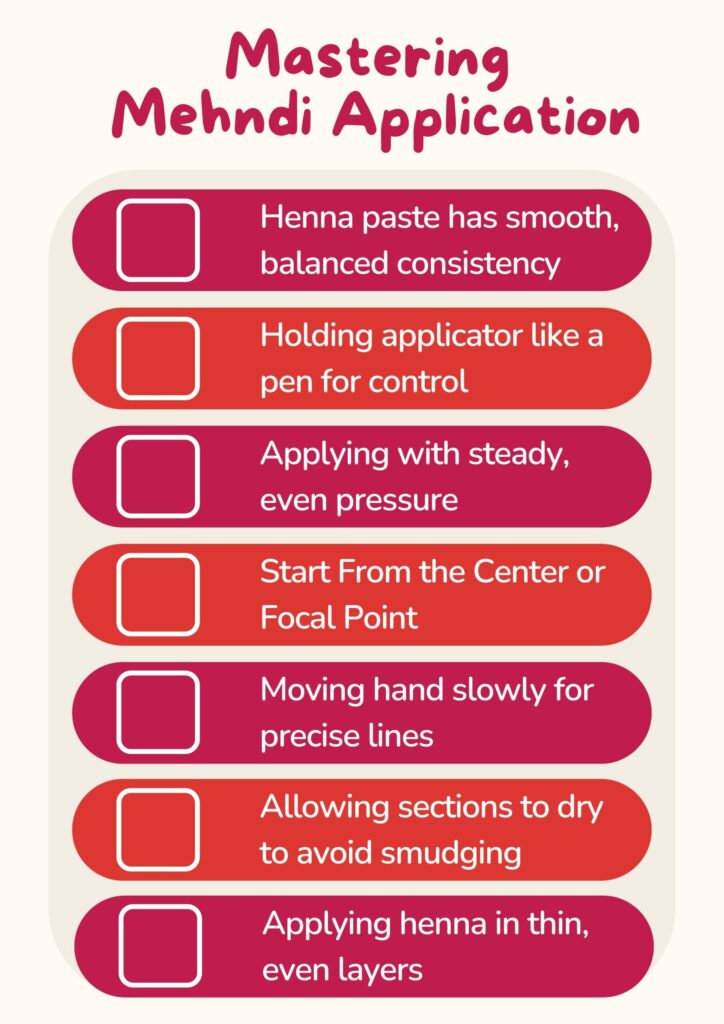 Mastering Mehndi Application: Techniques for Perfect Henna Designs