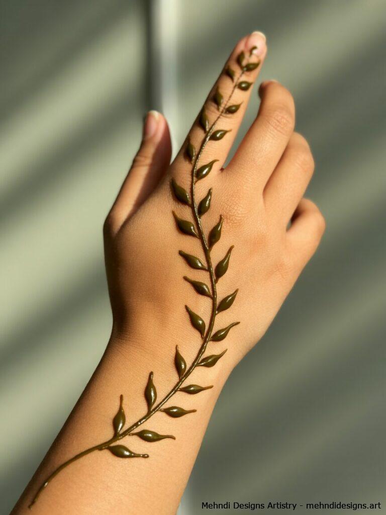 Backhand leaf trails 2