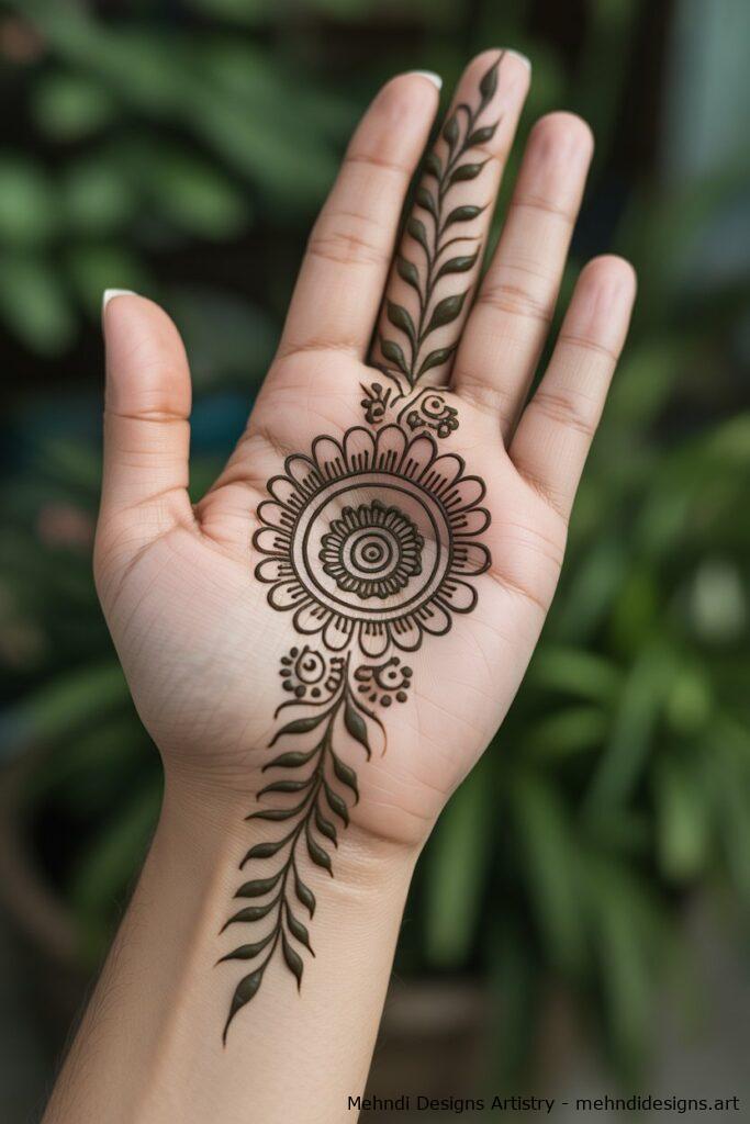 Bel Vine with Mandala 1