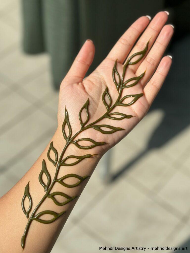Bold leaf detailing 2