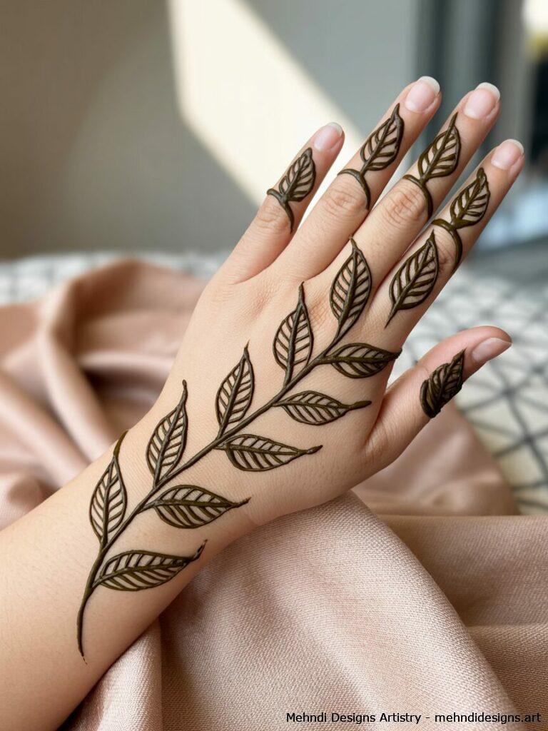 Bold leaf detailing 3