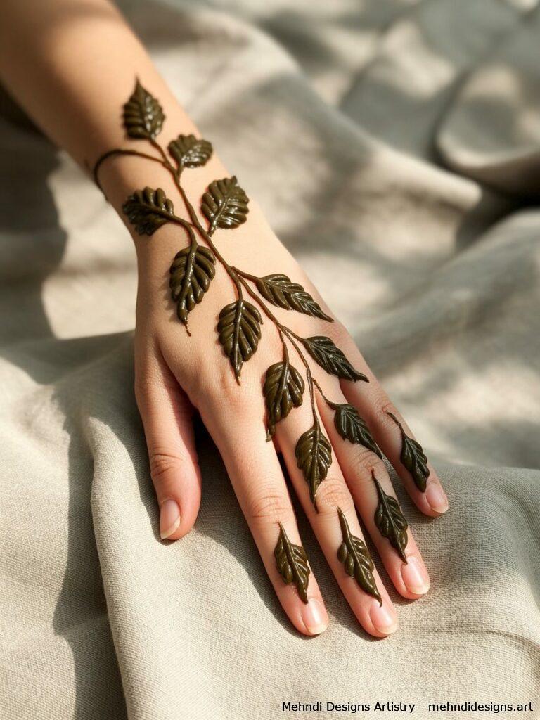 Bold leaf detailing 4