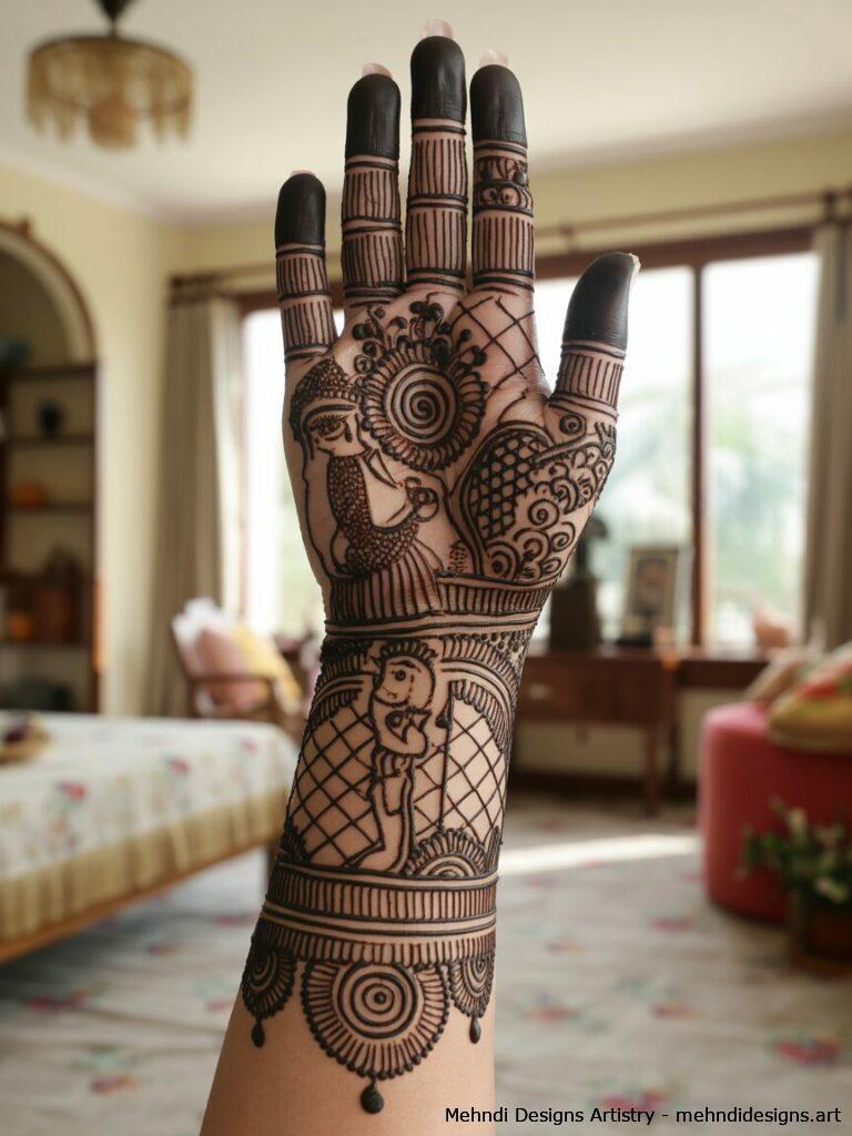 Bridal Full Hand Mehndi 1