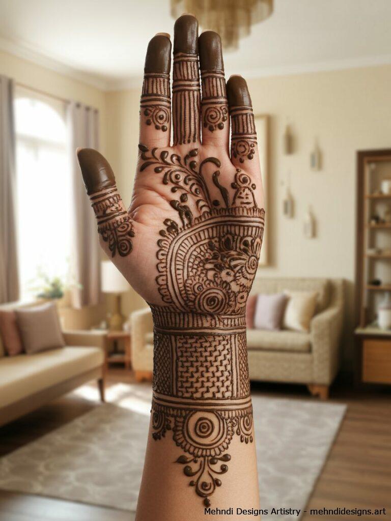 Bridal Full Hand Mehndi 3