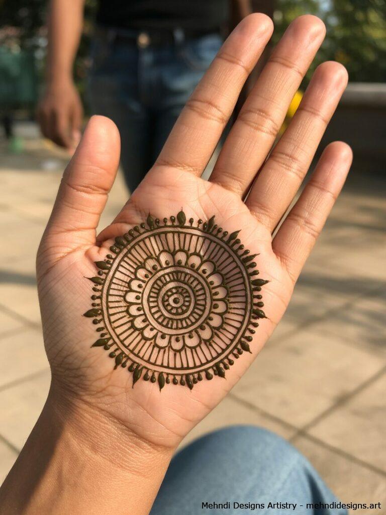 Classic Round Mandala Design 4