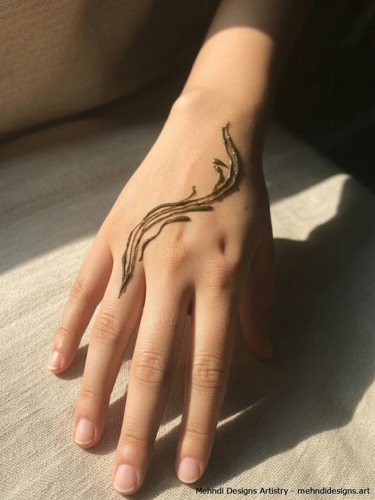 Delicate curved lines 2