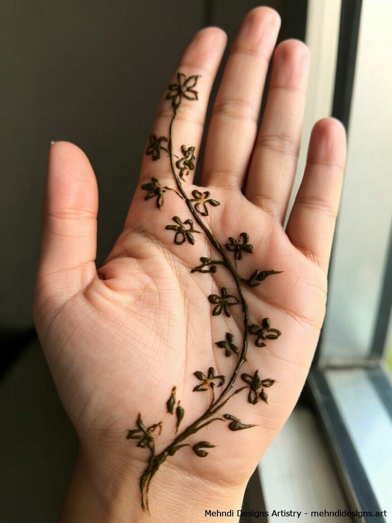 Diagonal floral trail 2