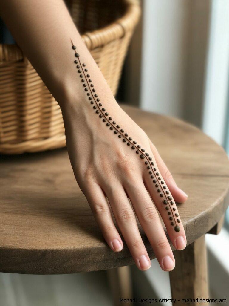 Dot and line minimalism 1