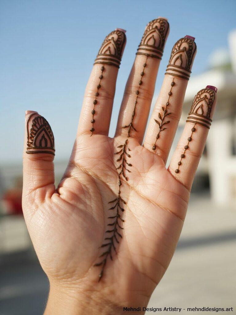 Elegant finger highlights 1