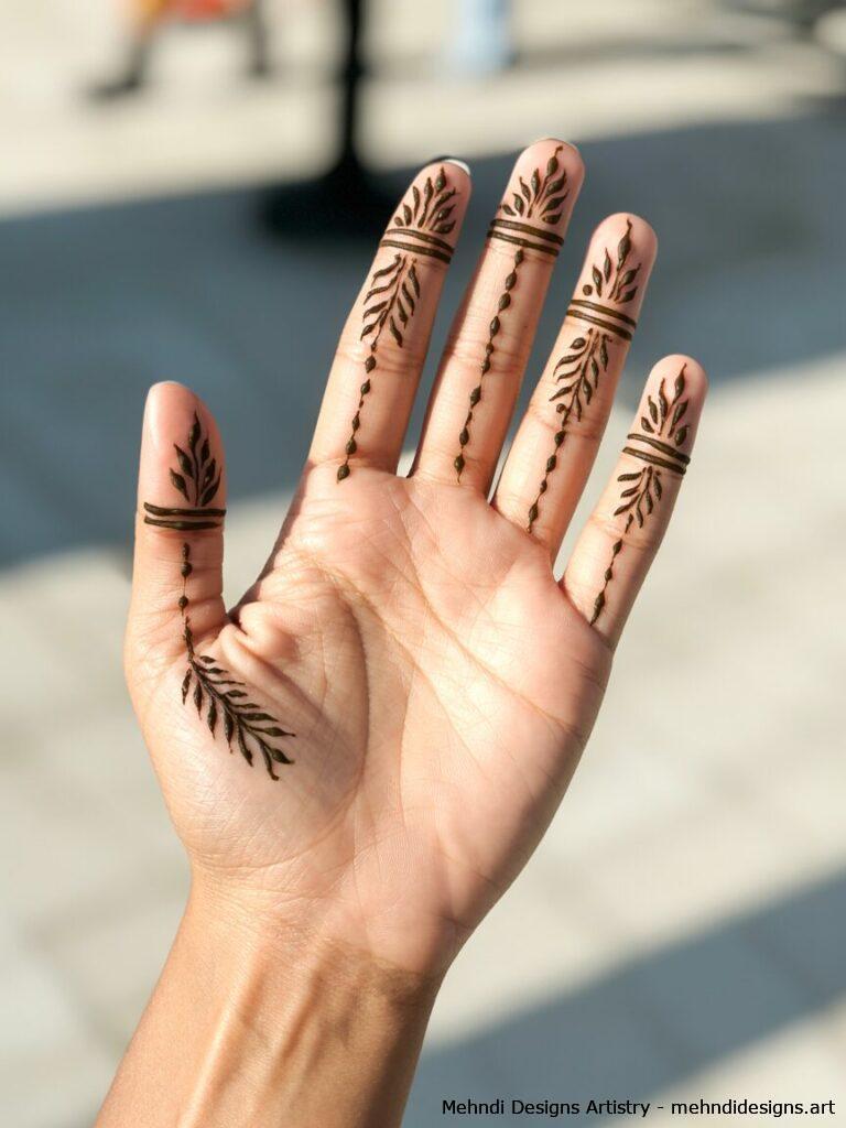 Elegant finger highlights 2