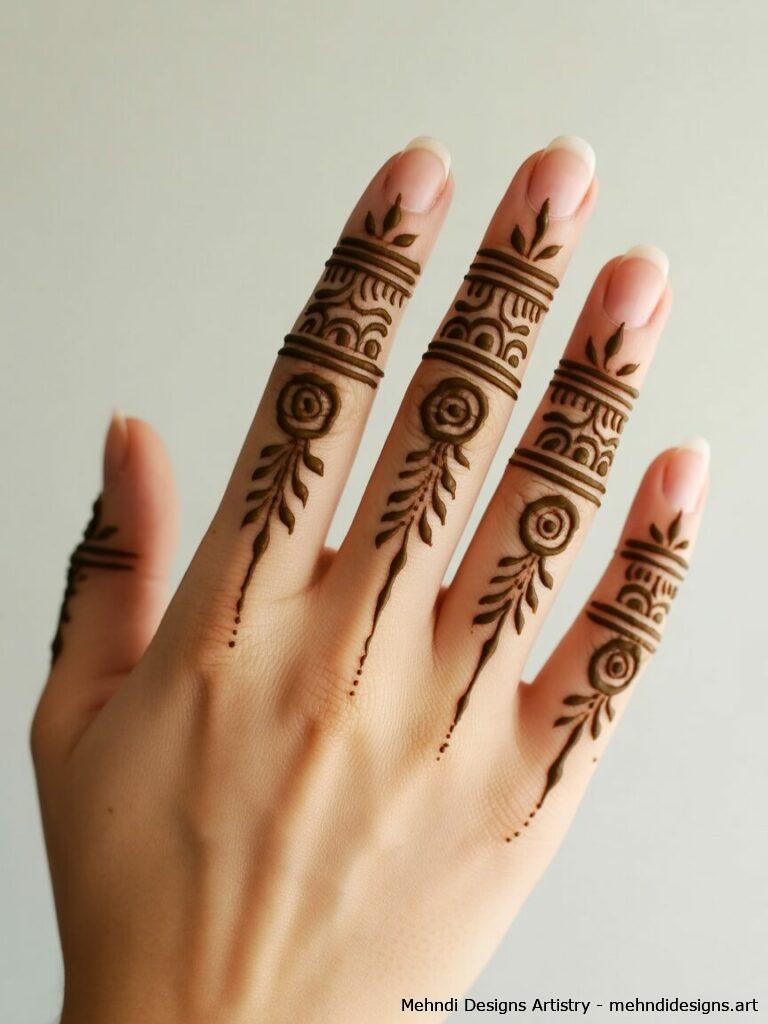 Finger Focused Mehndi Patterns 2