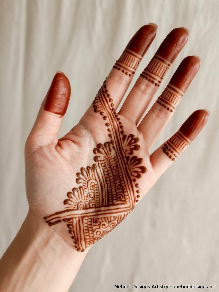 Finger Only Mehndi Designs 1