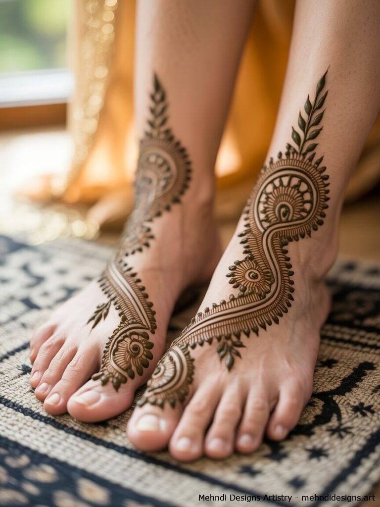 Foot mehndi inspirations 1