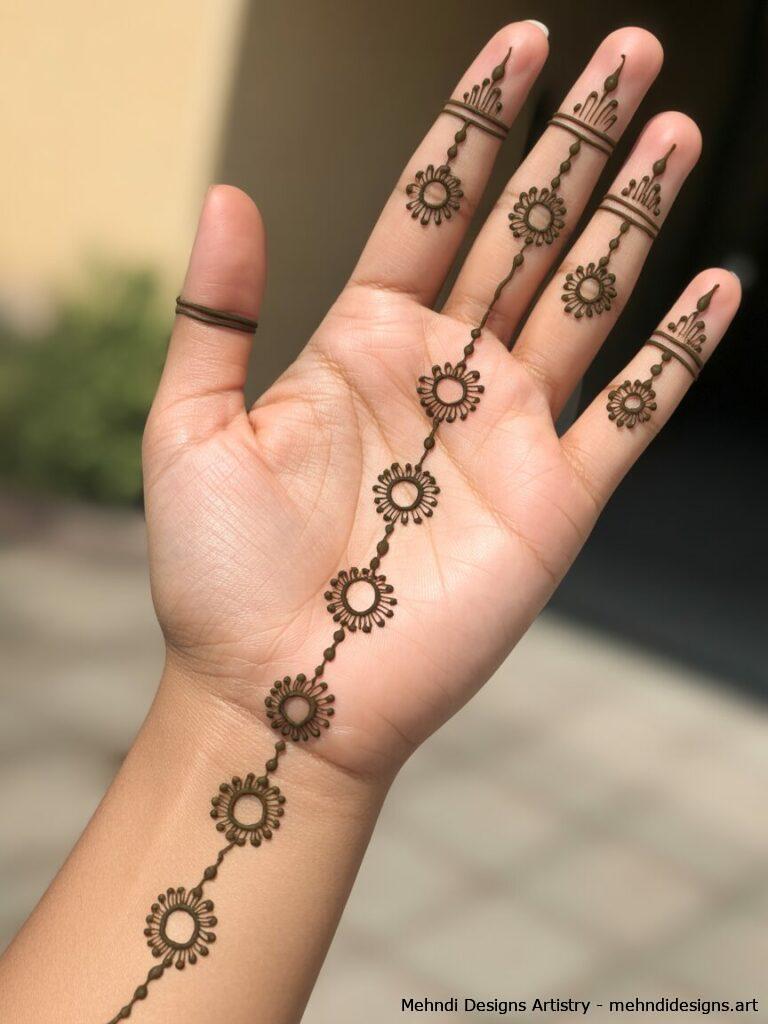 Front hand chain layout 2