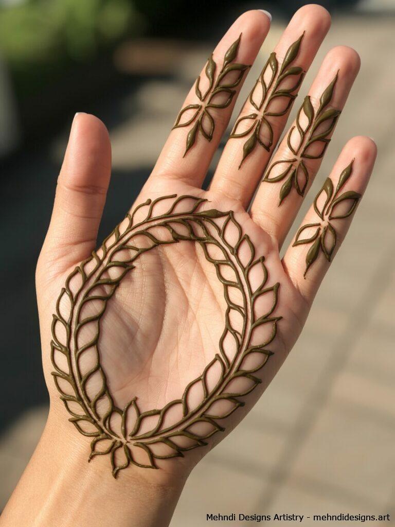 Front hand floral arches 1