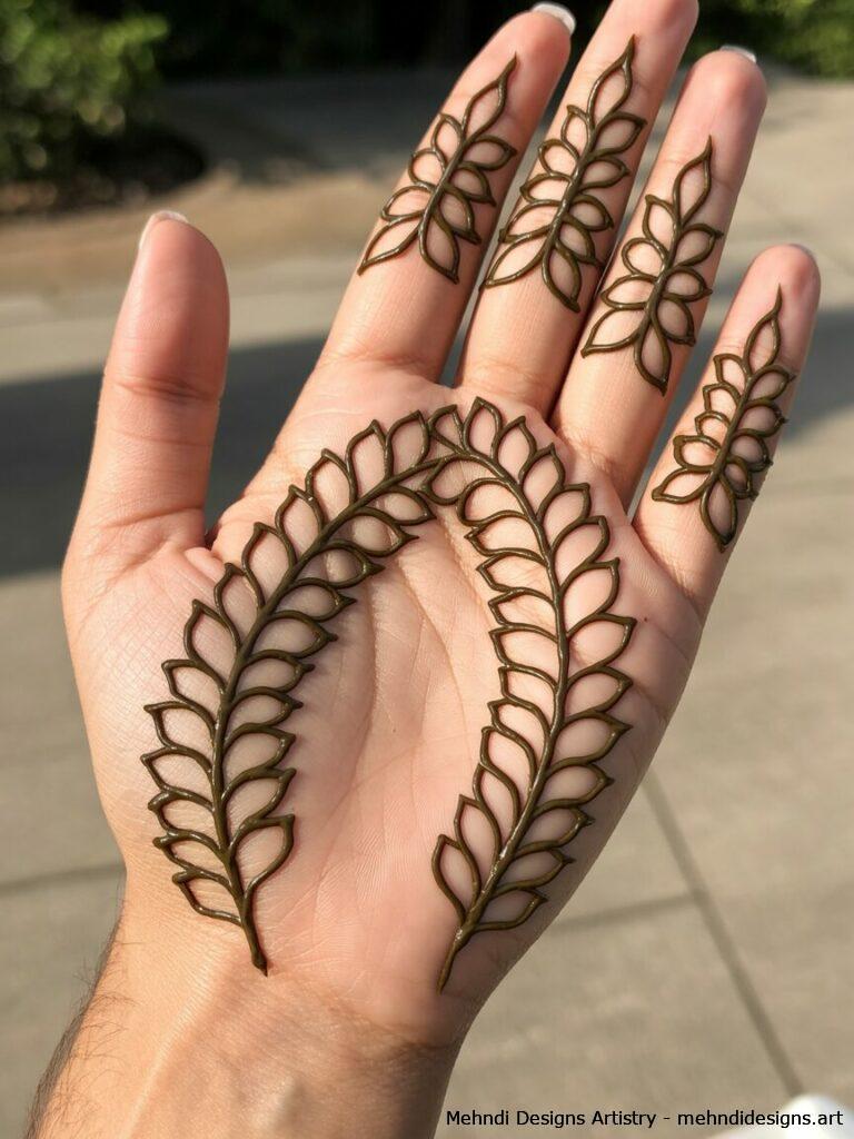 Front hand floral arches 2