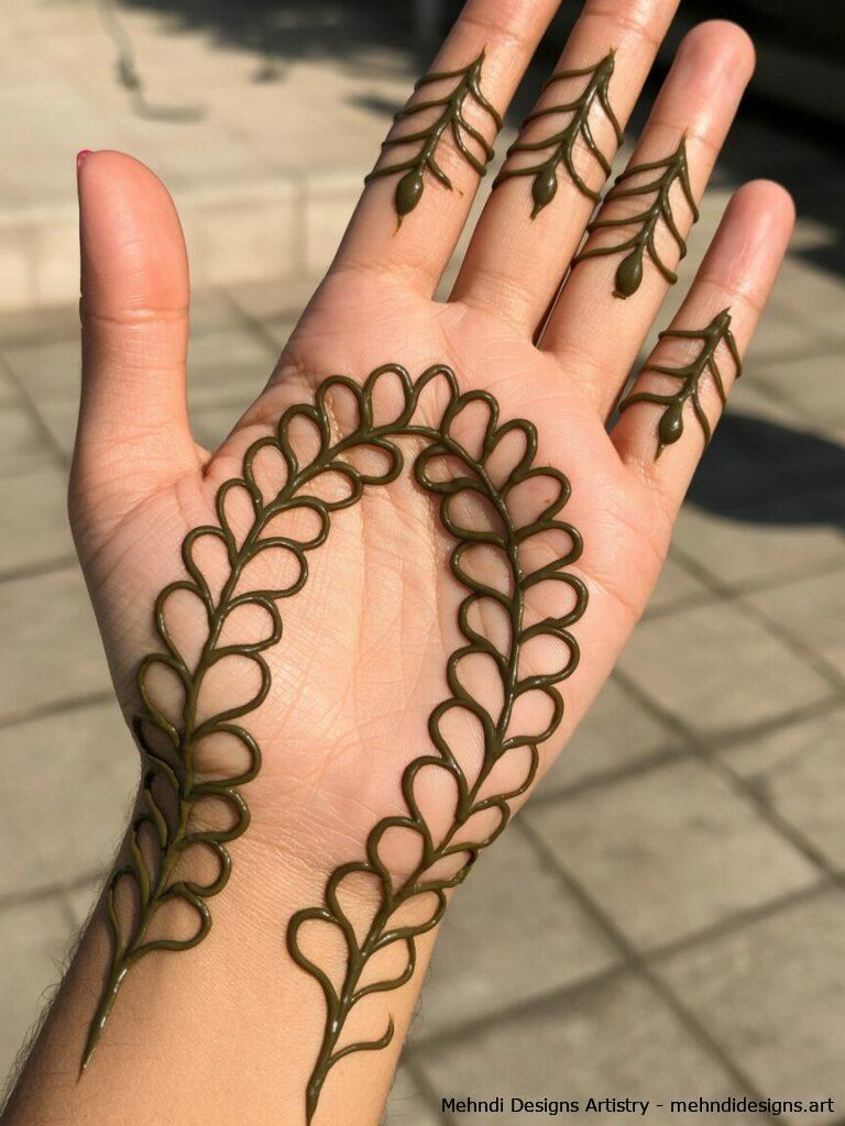 Front hand floral arches 4