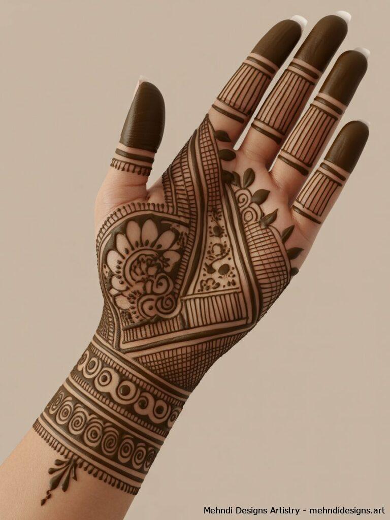 Full Hand Traditional Bridal Mehndi 1