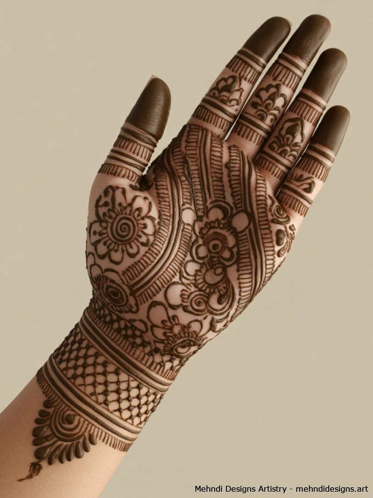 Full Hand Traditional Bridal Mehndi 2
