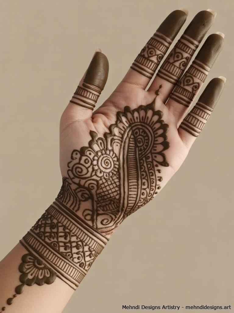 Full Hand Traditional Bridal Mehndi 4