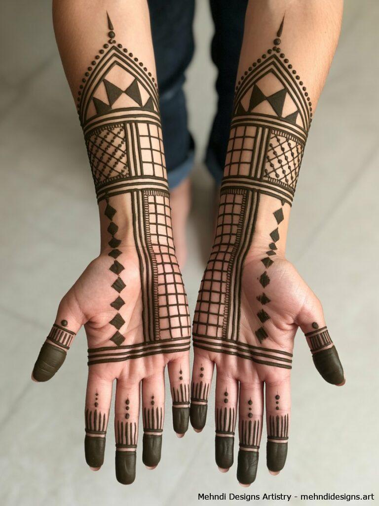 Geometric Mehndi Design 2
