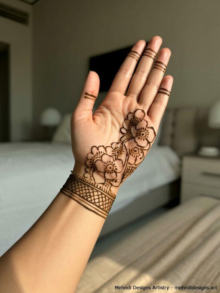 Half Hand Mehndi 1