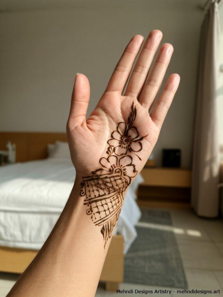 Half Hand Mehndi 2