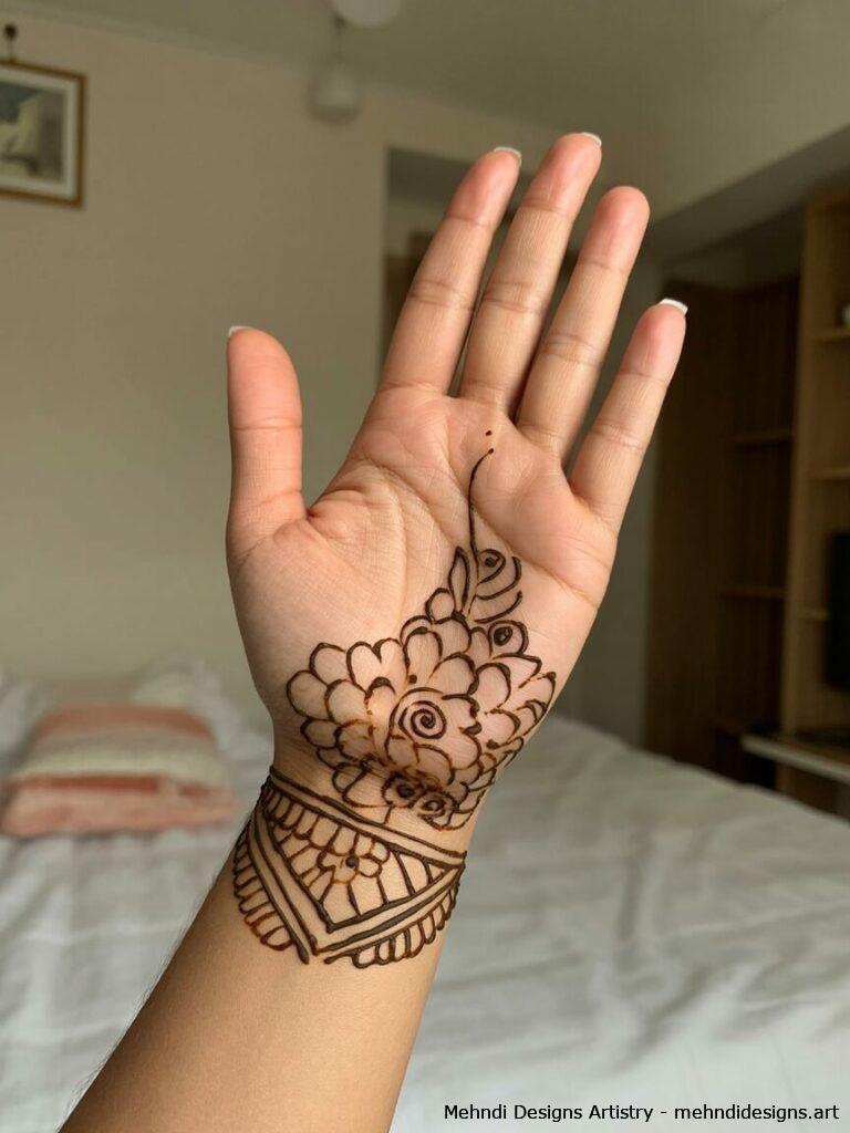 Half Hand Mehndi 3