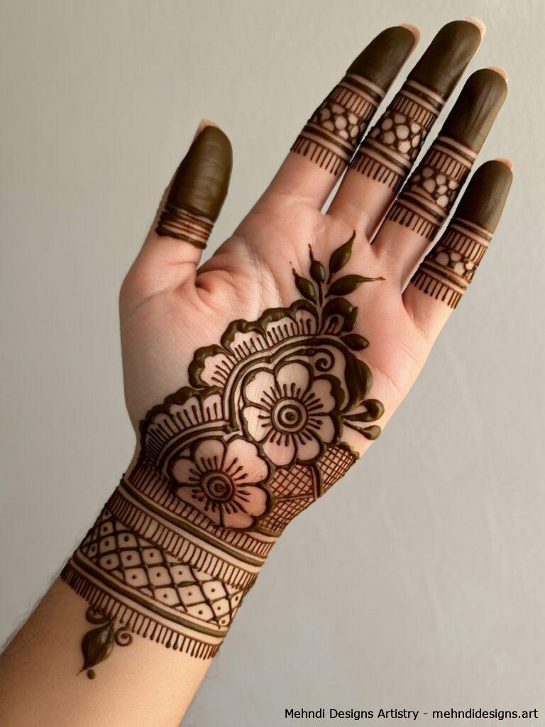 Indo Arabic Bridal Mehndi 2