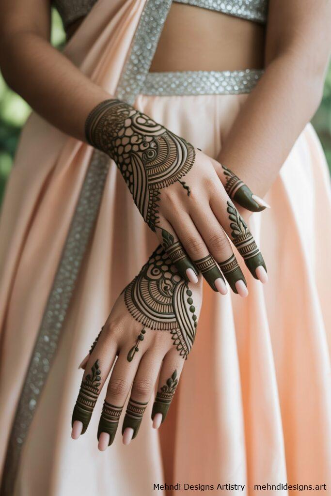Indo Western Fusion Mehndi 1