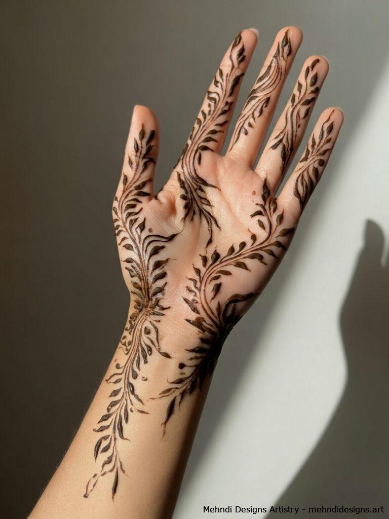Intricate Full Hand Bel Design 2