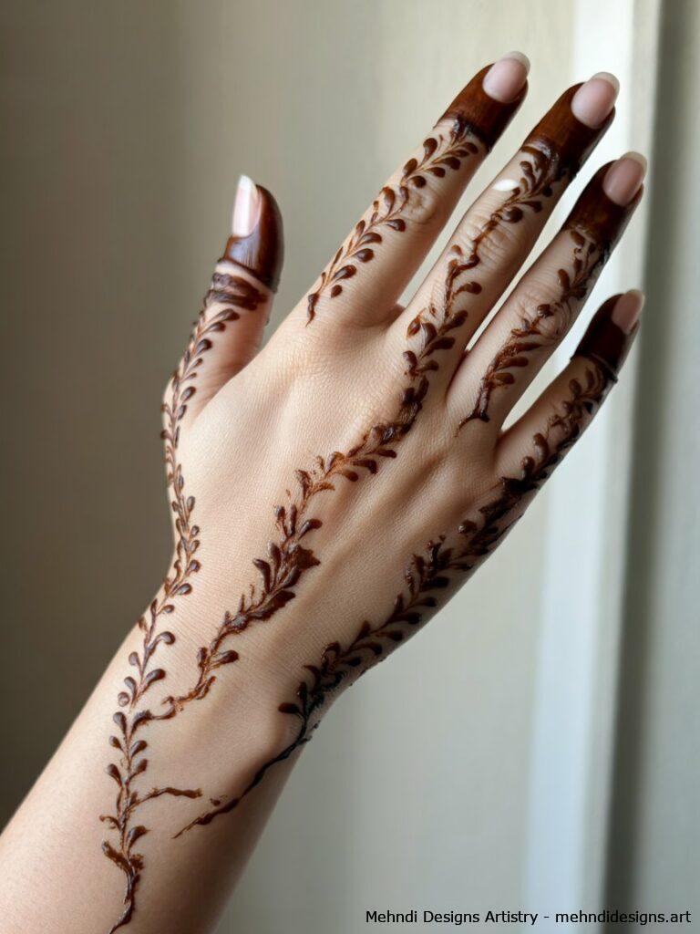 Intricate Full Hand Bel Design 3